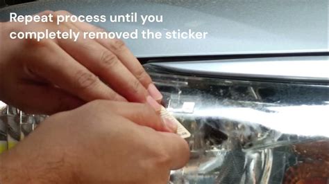 how to remove rfid tag from car|remove rfid sticker from headlights.